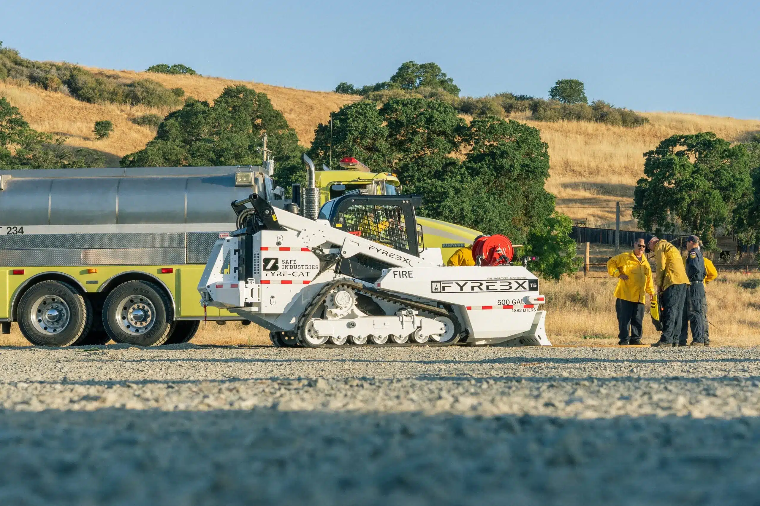 FYREBX equipment attachment operating in the field
